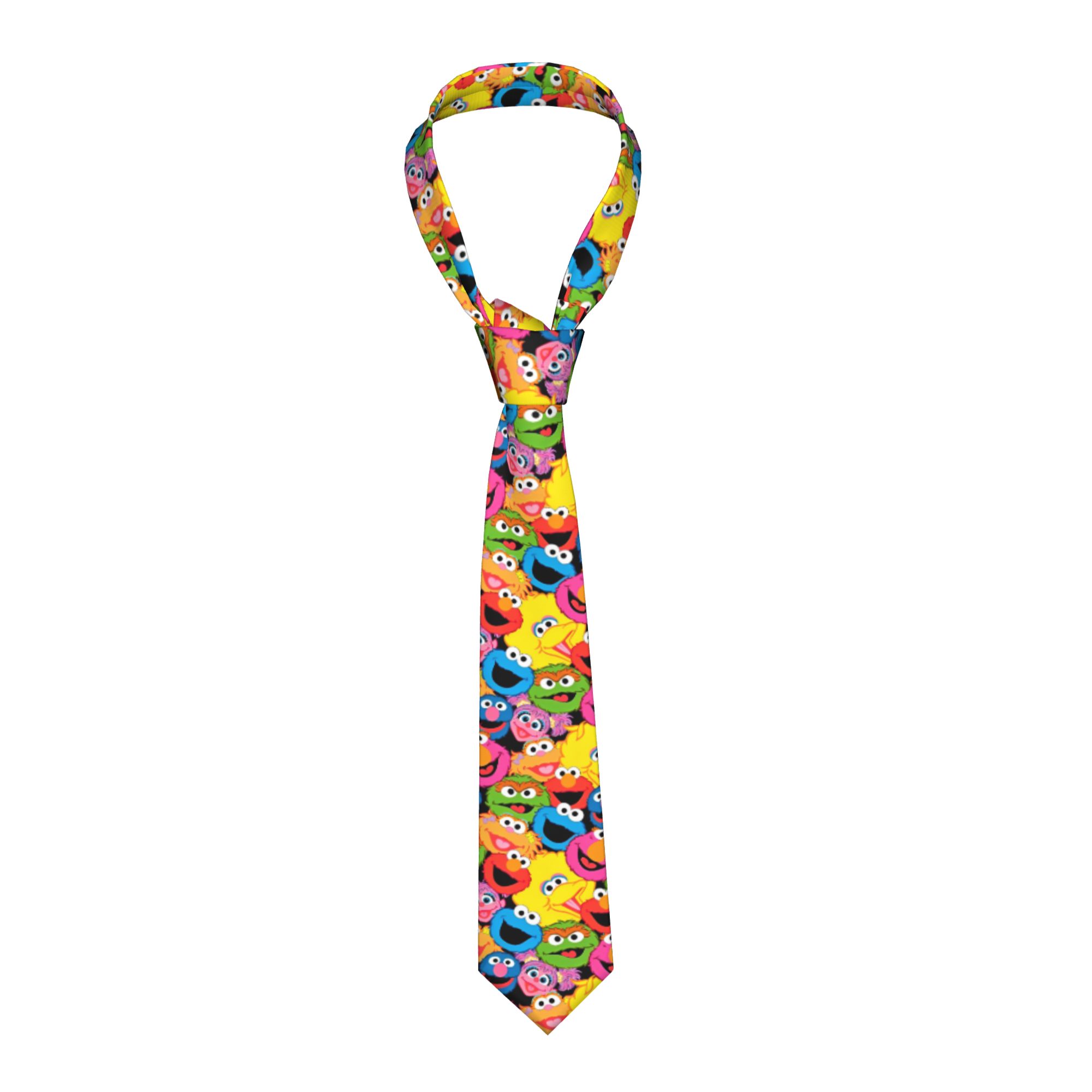 Men Accessories Wedding - Susam Sokağı Çizgi Film Komedi Kravat
