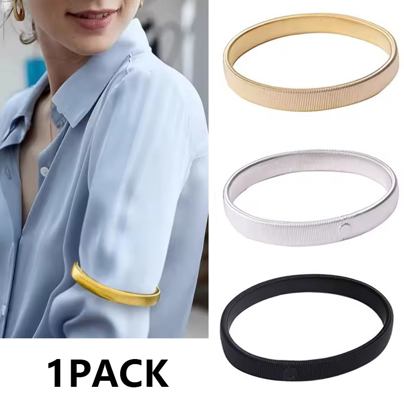Men Accessories Wedding - Ayarlanabilir Elastik Kol Bandı Gömlek Kol