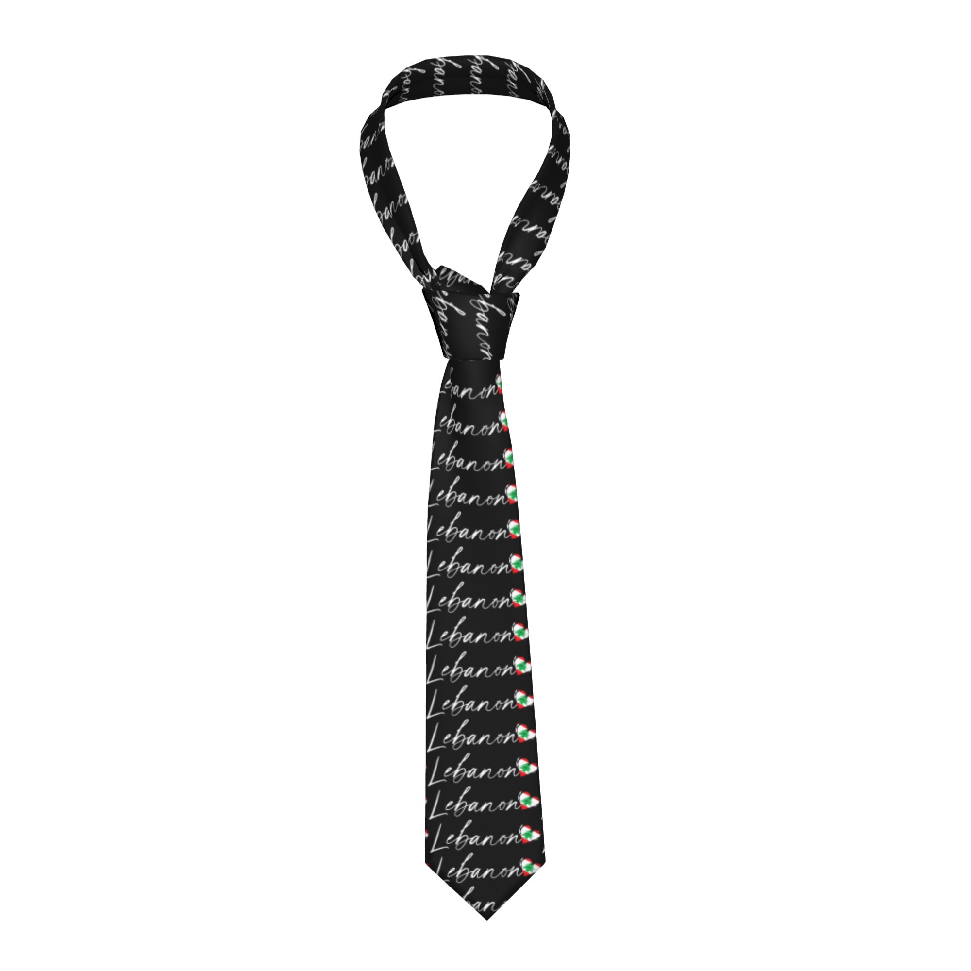 Men Accessories Lebanon - Erkek Kravat Lübnan Lübnan Bayrağı Boyun
