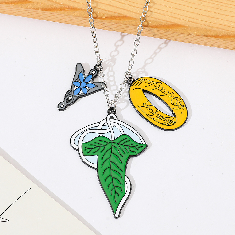 Men Accessories Pendant - Yüzüklerin Efendisi Elfler Kolye Moda Yaratıcı