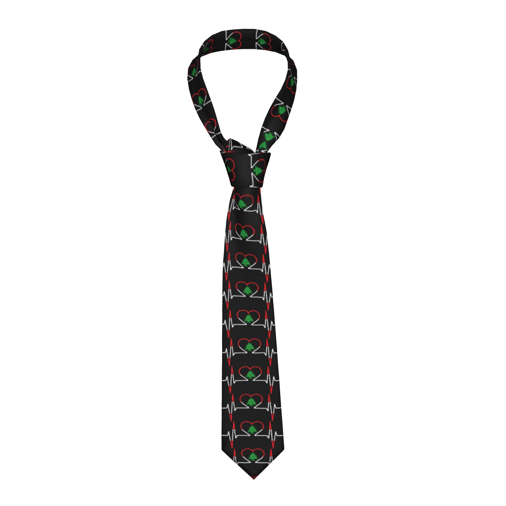 Men Accessories Lebanon - Kalp atışı Ekg Lübnan-Lübnan Ülke Bayrağı