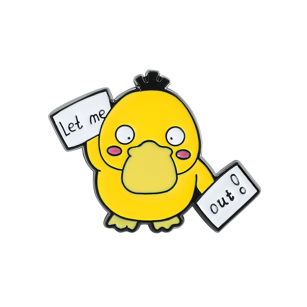 Lapel Pin Enamel - 1 adet ​ Anime Ördek Yavrusu