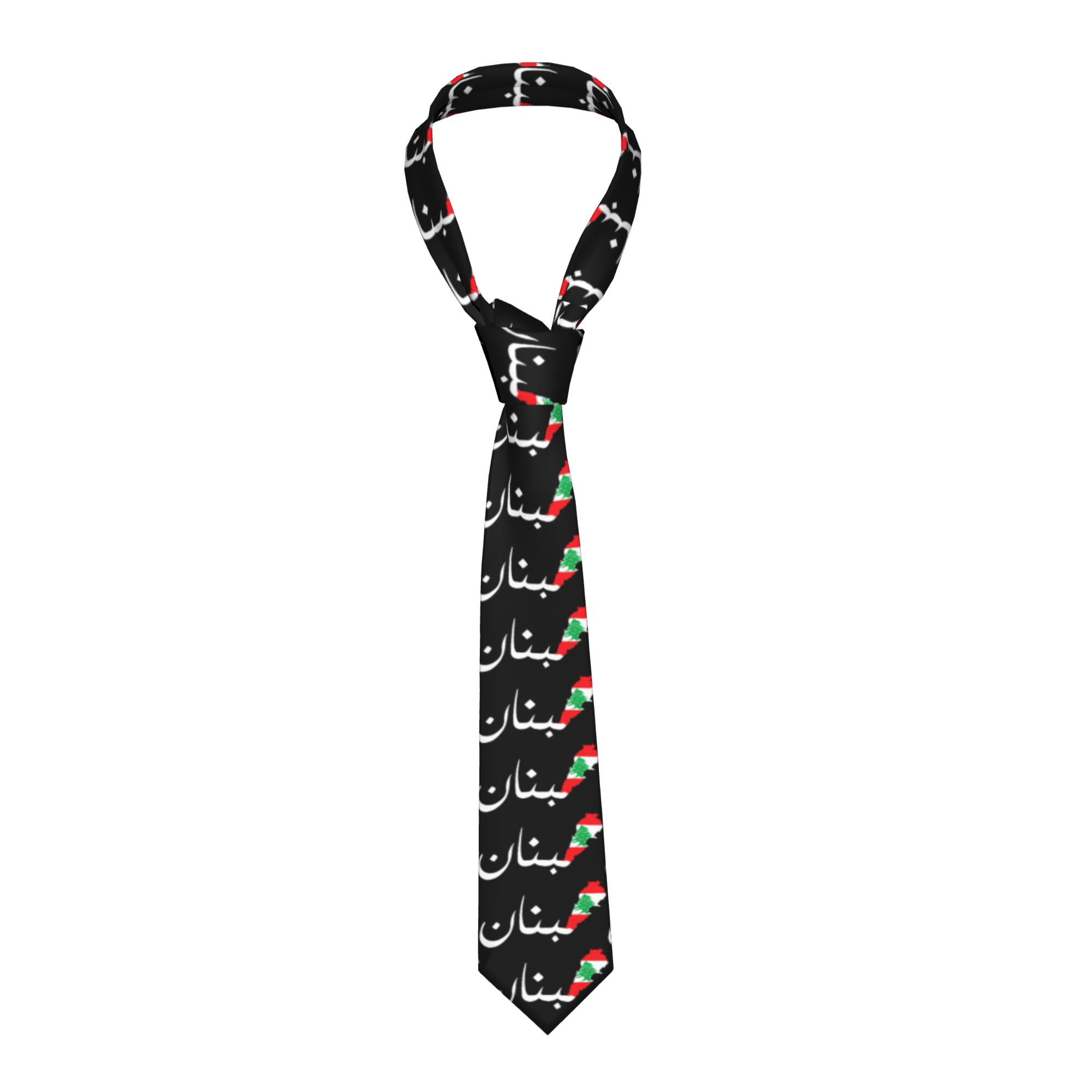 Men Accessories Lebanon - Lübnan Bayrağı Haritası Arapça Beyrut Lobnan