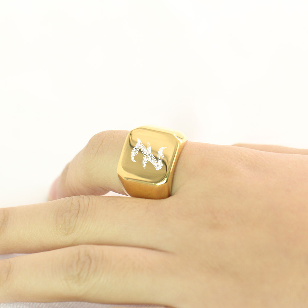Altın Sesi Erkek Büyük Harf Yü - Men Accessories Wedding incelemesi ve fiyatı