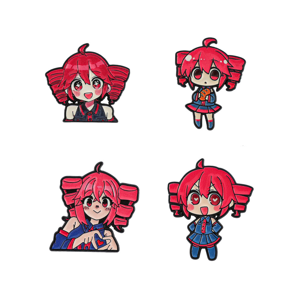 4 adet Anime Sevimli Karikatür - Lapel Pin Enamel incelemesi ve fiyatı