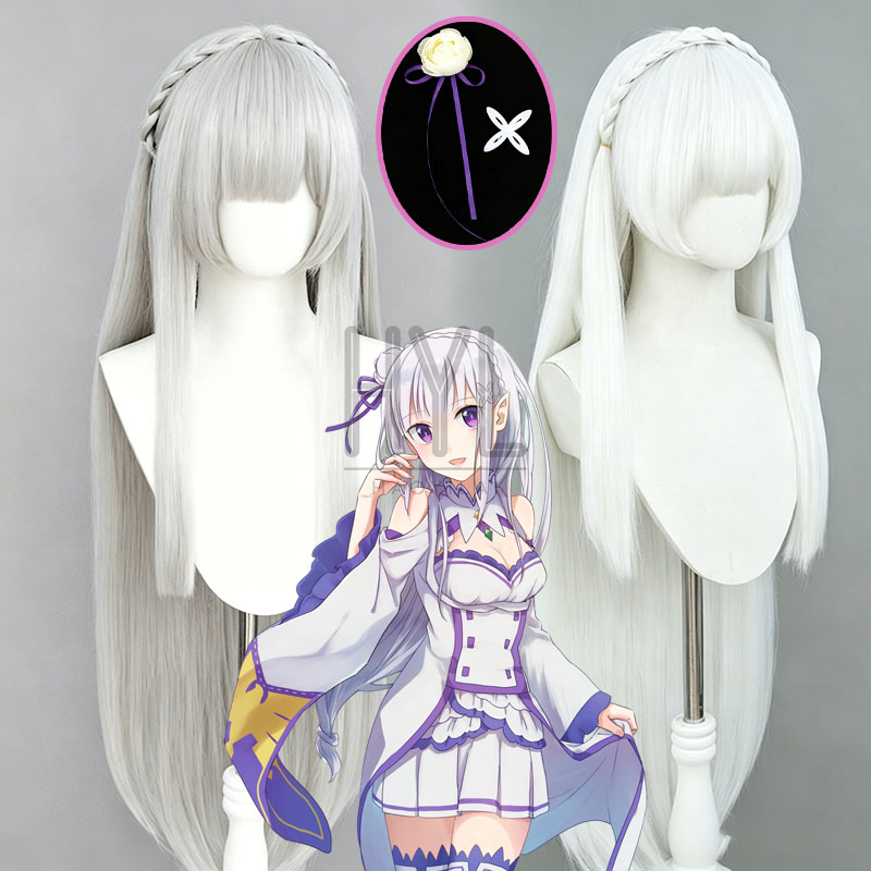 Anime Re: Zero Emilia Cosplay  - Men Accessories Look incelemesi ve fiyatı