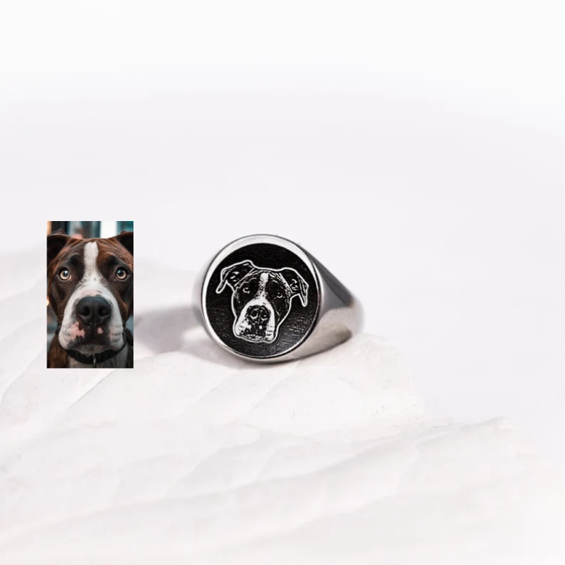 Özel Gravür Fotoğraf Signet Yü - Men Accessories Wedding incelemesi ve fiyatı