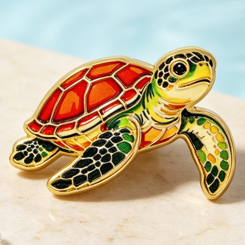 Canlı Okyanus Hayvanı Emaye Ro - Lapel Pin Enamel incelemesi ve fiyatı