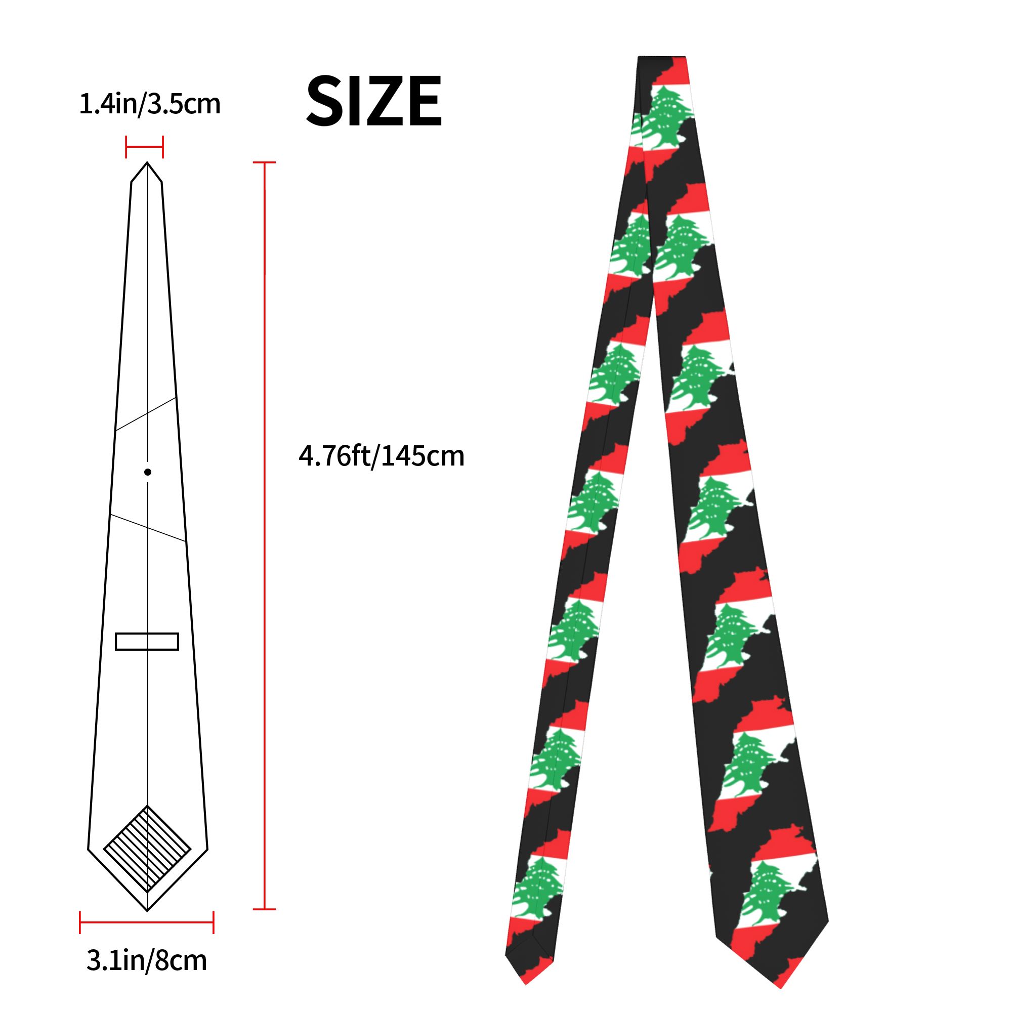 Lübnan Bayrağı Haritası Kravat - Men Accessories Lebanon incelemesi ve fiyatı