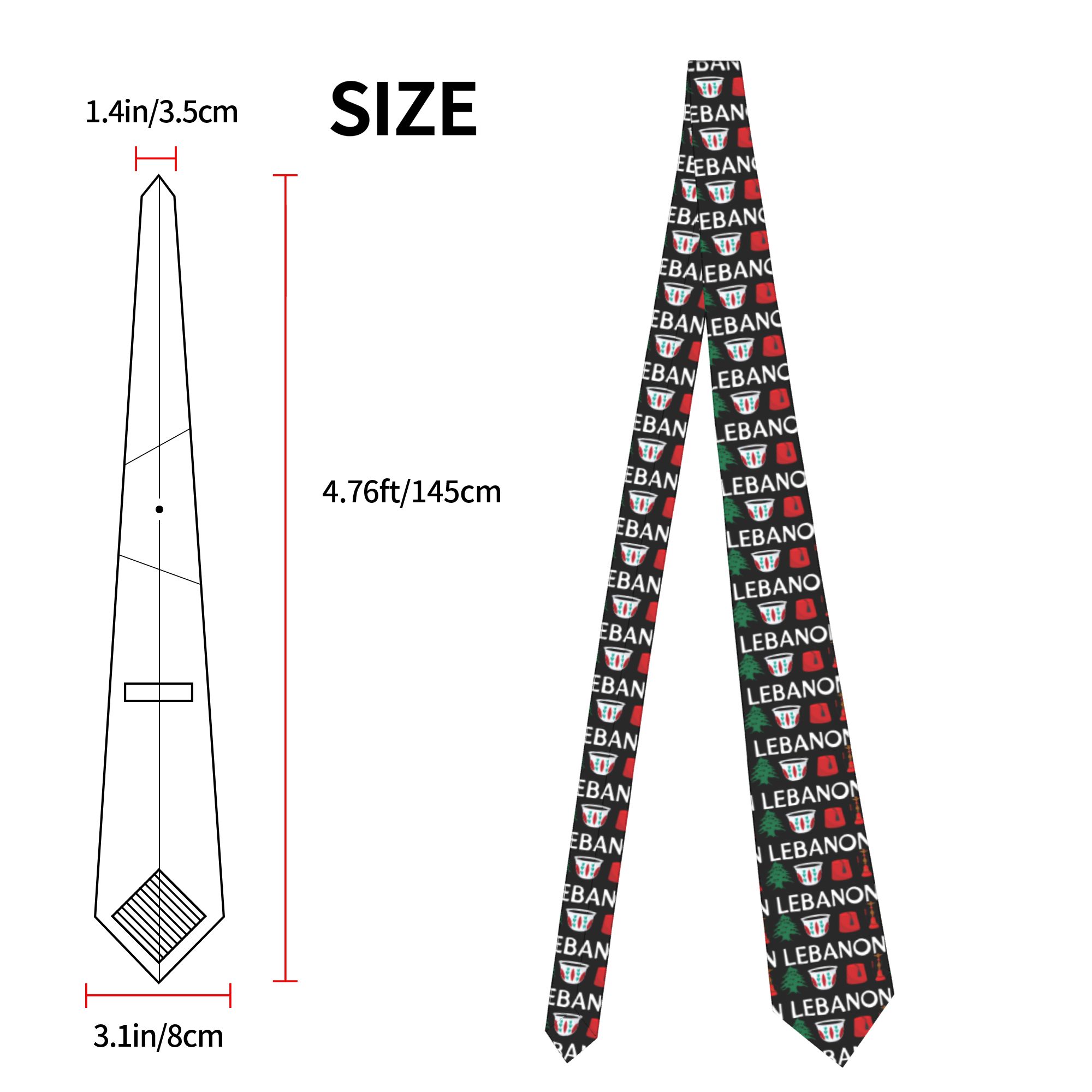Erkek Kravat Lübnan Bayrağı Bo - Men Accessories Lebanon incelemesi ve fiyatı
