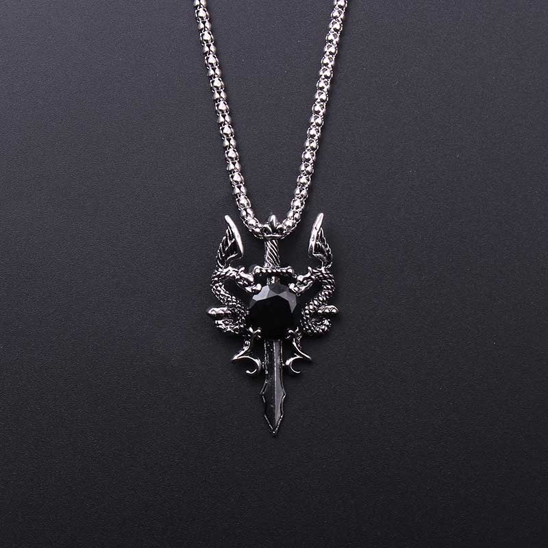 Çift Ejderha Siyah Mücevher Ça - Men Accessories Pendant incelemesi ve fiyatı